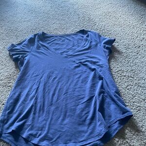 Lululemon Athletica Blue Relaxed Short Sleeve Tee